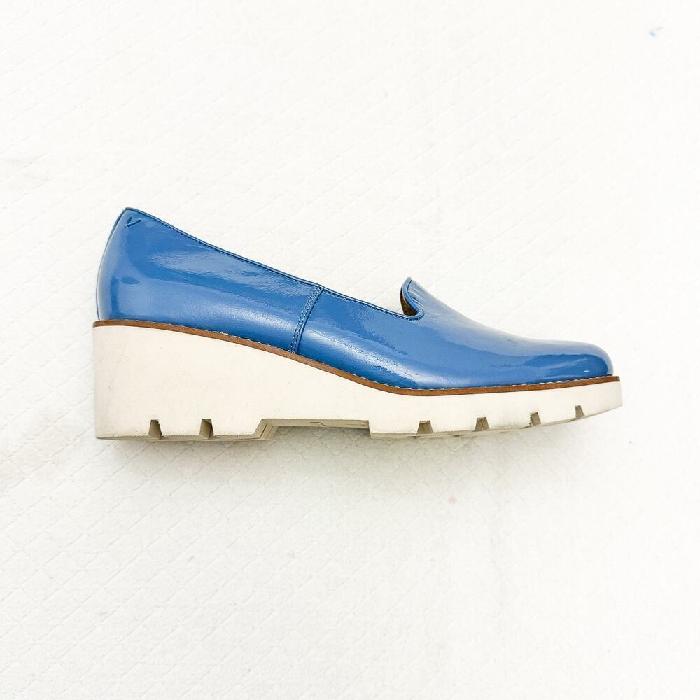 Vionic Willa Wedge Slip On Platform Patent Leather Shoes Size 12 NEW - Picture 6 of 6